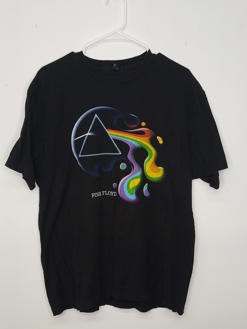 Pink Floyd Black Graphic Prism Band Tee/L